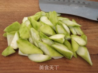 丝瓜炒鸡蛋的做法步骤：3