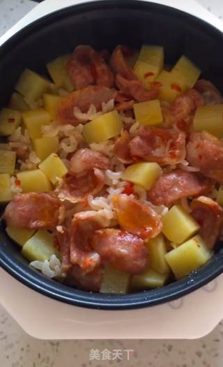 香辣土豆焖饭的做法步骤：7