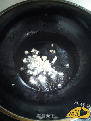 蒜蓉茼蒿的做法步骤：2