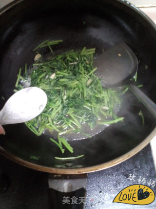 蒜蓉茼蒿的做法步骤：5