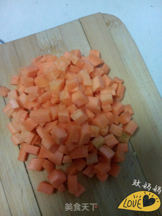 彩色蔬菜丁的做法步骤：3