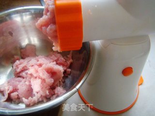 饺子皮糯米烧卖的做法步骤：2
