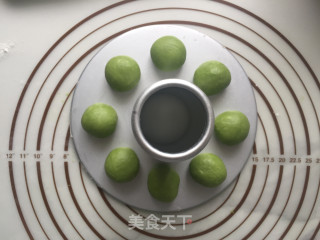圣诞花圈面包的做法步骤：11