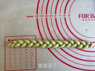 圣诞花环馒头的做法步骤：8