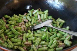 架豆角炒肉的做法步骤：6