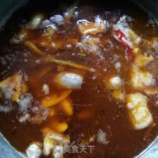 一锅河鲜的做法步骤：7