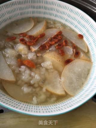 秋梨炖雪蛤的做法步骤：6