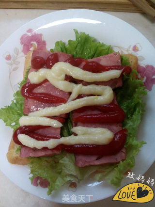 吐司三明治的做法步骤：5