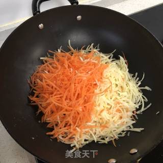 爆炒双丝的做法步骤：4