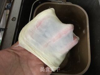 全麦红豆软欧的做法步骤：3
