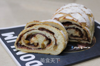 全麦红豆软欧的做法步骤：18