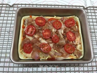 酸甜鸡肉披萨的做法步骤：15