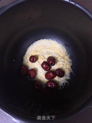 双米红枣粥的做法步骤：3