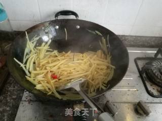 酸辣土豆丝的做法步骤：6