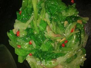 香辣生菜的做法步骤：6