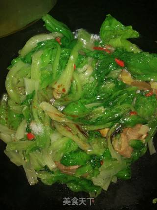 香辣生菜的做法步骤：7