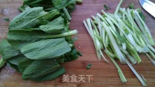 炝炒菜心的做法步骤：2