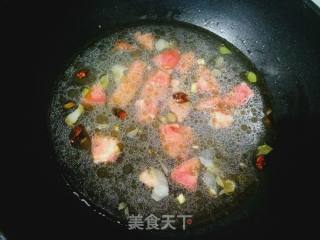 西红柿菜芯菠菜面的做法步骤：5