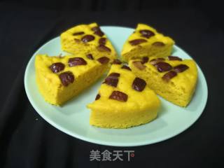 红枣南瓜发糕的做法步骤：4