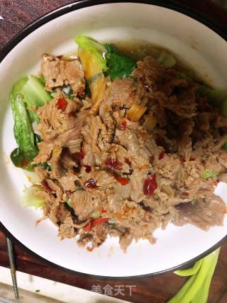 水煮牛肉片的做法步骤：5