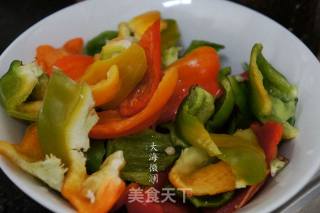 青椒土豆片的做法步骤：1