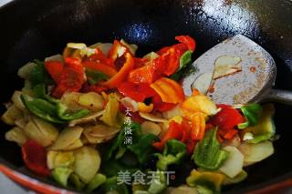 青椒土豆片的做法步骤：5