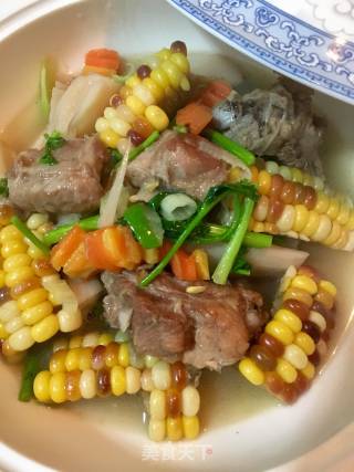 玉米莲藕炖排骨的做法步骤：15