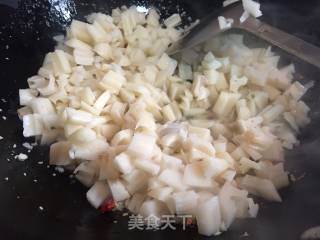 辣炒藕丁的做法步骤：5
