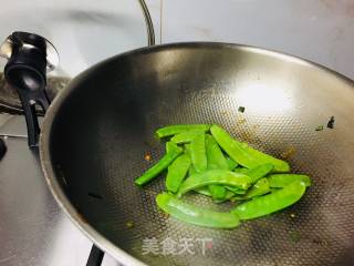 猪腰炒荷兰豆的做法步骤：8