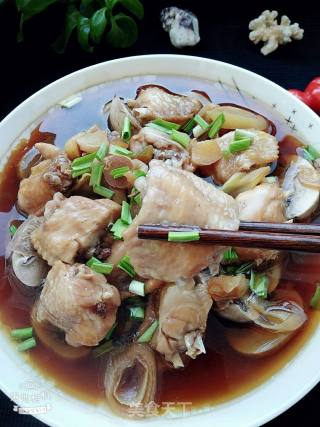口蘑蒸鸡翅的做法步骤：12
