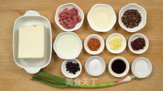 麻婆豆腐的做法步骤：1