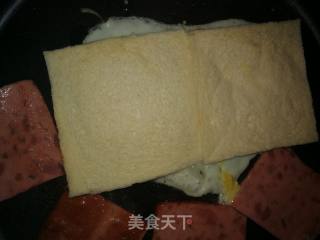 三明治的做法步骤：5