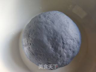 蓝玫瑰馒头的做法步骤：4