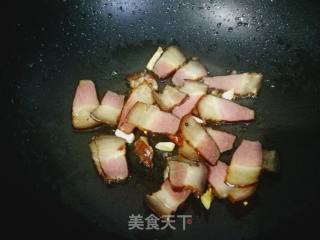 白菜炒腊肉的做法步骤：7