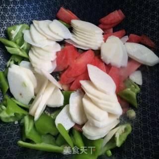 素炒山药片的做法步骤：7
