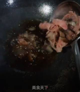 西芹腊味荷兰豆的做法步骤：5