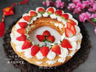 新年花环泡芙的做法步骤：14