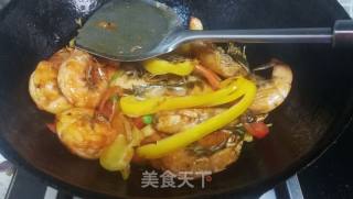 炒海虾的做法步骤：6