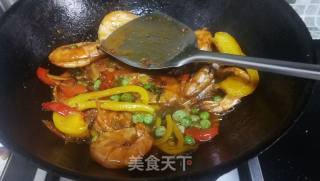 炒海虾的做法步骤：8