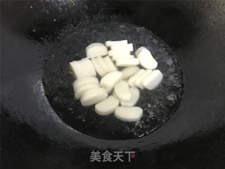 青菜菌菇汤年糕的做法步骤：7