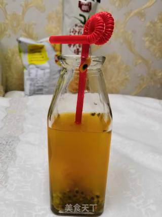 自酿百香果蜜糖水的做法步骤：7