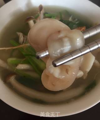 姬真菇鱼泡汤的做法步骤：9