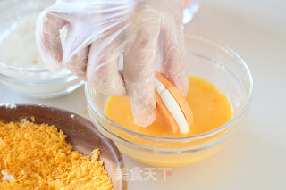 【红薯夹心饼】隔壁小孩都馋哭了的做法步骤：7