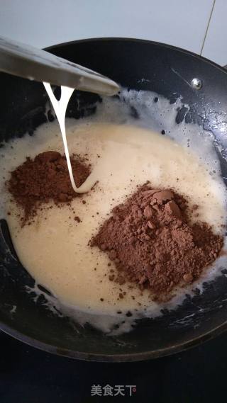 可可牛轧的做法步骤：4