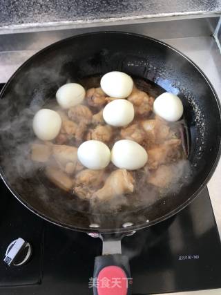 鸡翅根卤蛋的做法步骤：9