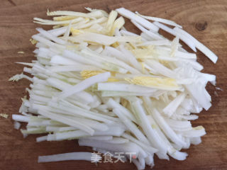 奶汁焅白菜的做法步骤：1