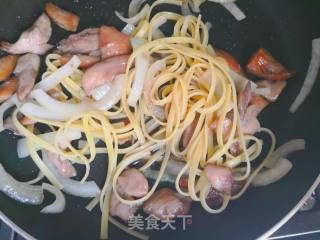 快手版红酒鸡肉意面的做法步骤：7