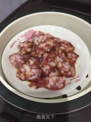 蒸腊肠的做法步骤：4