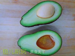 海虾牛油果沙拉──鱼儿厨房私房菜的做法步骤：11