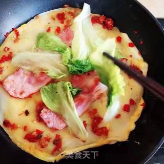 培根鸡蛋卷的做法步骤：10